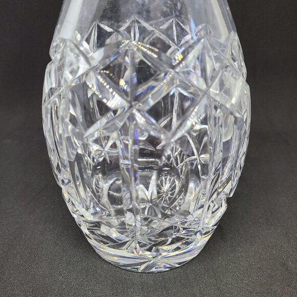 Tall crystal carafe wine decanter. - Picture 5 of 7
